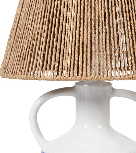 Stolní lampa LARISSOS Keramika Bílá