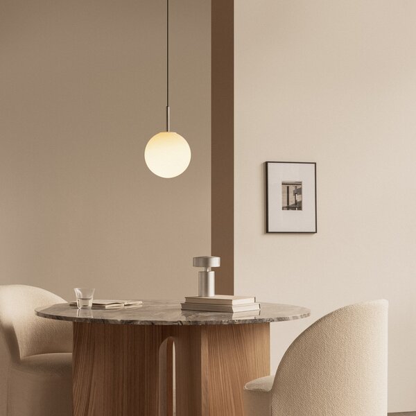 Závěsná svítidlo Audo Copenhagen, TR Bulb, stmívatelné, Bílá, Obývací pokoj, Sklo, Design