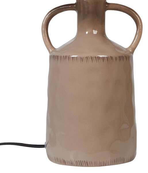 Stolní lampa LARISSOS Keramika Taupe