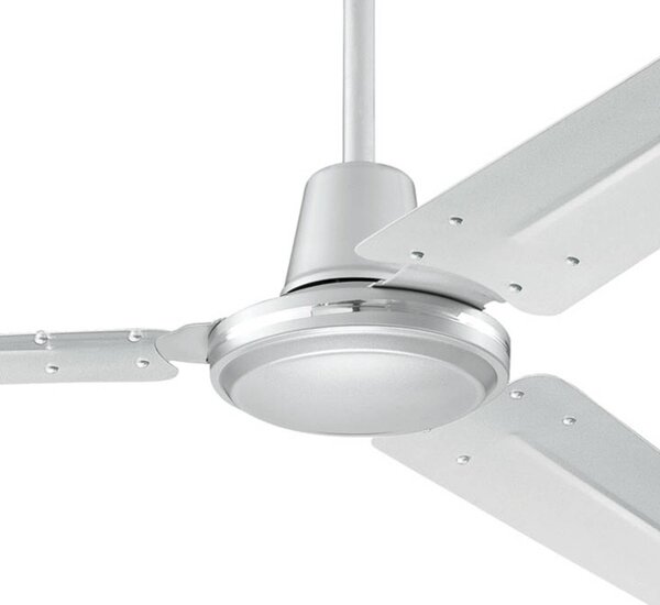 Westinghouse Stropní ventilátor Industrial, stříbrný, tichý, 142 cm, Hliník / šedá / zinek, Obývací pokoj / jídelna, kov, Moderní