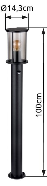 Globo GLB31363S zahradní sloupek GRACEY E27