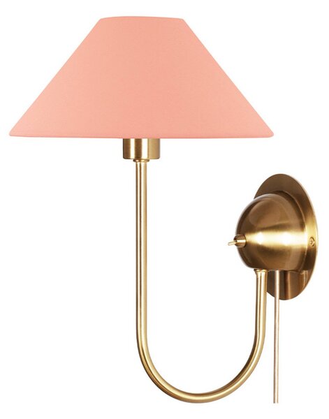 Nástěnná Svítidla Globen Lighting, Pudrová, Obývací pokoj, Tkanina / Textil