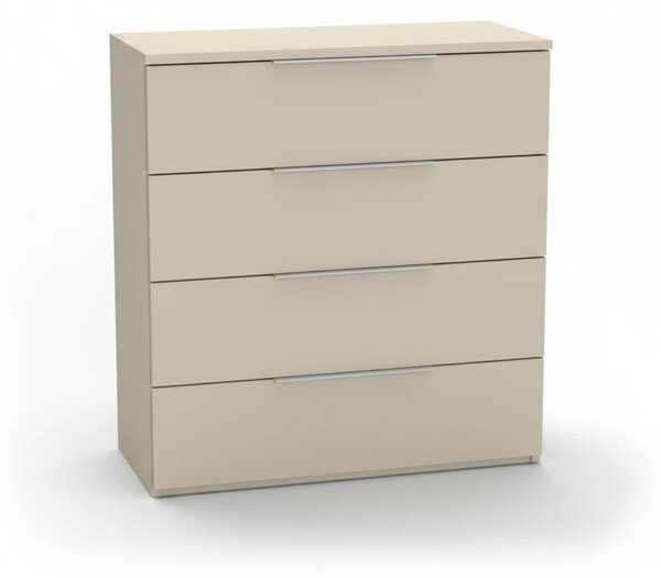 Komoda VARIO 4 Šířka 60 cm, Kašmír, nerez úchytky