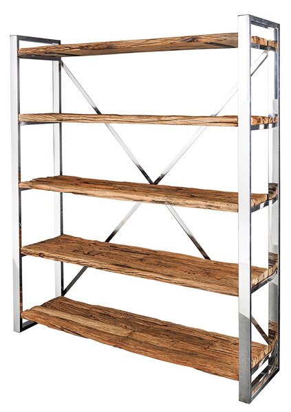 Designový regál Shark 183 cm teak