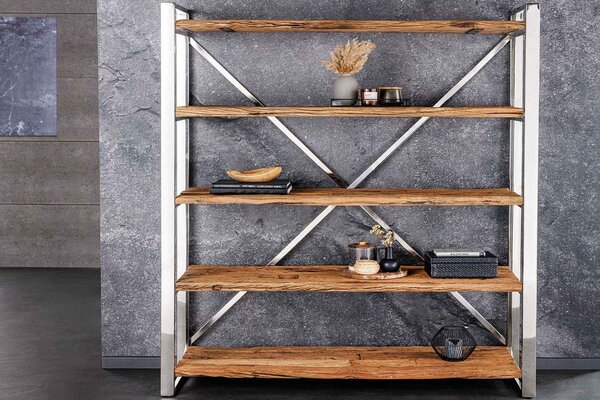 Designový regál Shark 183 cm teak