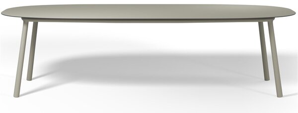 Tribu Jídelní stůl snížený Tosca, Tribu, oválný 240x98x67 cm, rám lakovaná nerez linen, deska keramika barva dle vzorníku