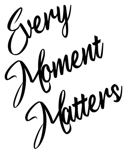 ASIR Nástěnná dekorace dřevo EVERY MOMENT MATTERS 40 x 50 cm
