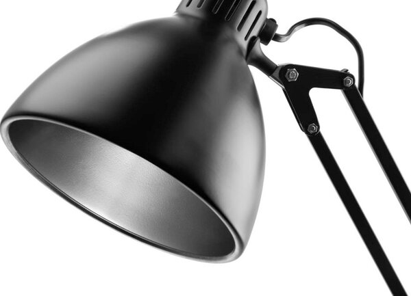 Stolní lampa NORDIC LIVING, Černá, Pracovna, Hliník