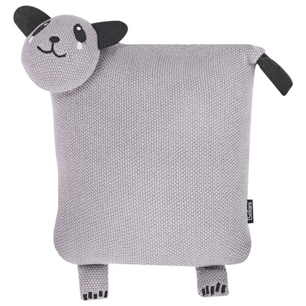 Sada 2 dekorativních polštářů SHADOOR Bavlna 35 x 35 cm Šedá Panda