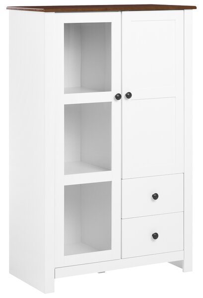 Vitrína PIMBA 80 cm Bílá