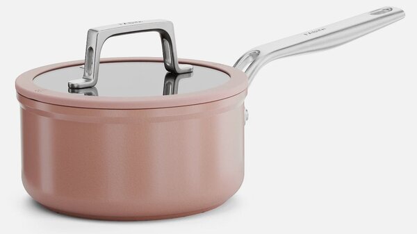 Fabini Rendlík Meda 5.0 Pro, ø 16 cm (1,2 l) - Nepřilnavý rendlík s keramickým povrchem s poklicí, broskvově růžový