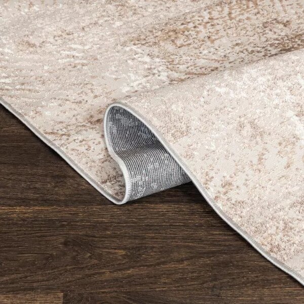 Makro Abra Moderní kusový koberec PORTLAND D161E hnědý bílý Rozměr: 80x150 cm