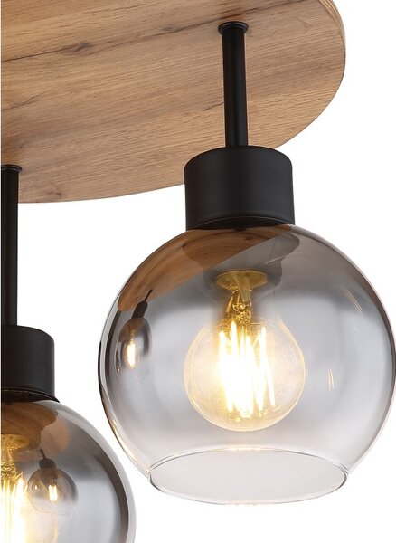 Globo GLB15656-3DR přisazené stropní svítidlo MOITAS E27