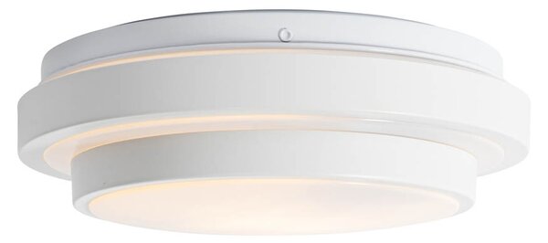 Moderní stropní svítidlo bílé 25 cm IP44 - Walden