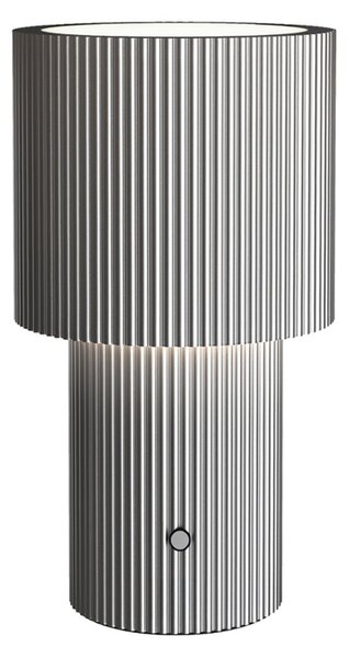 Stolní lampa Herstal, Iluma, stmívatelné, Metalická, Obývací pokoj, Hliník, Moderní