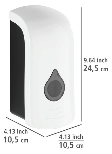 Dávkovač tekutého mýdla a dezinfekce RANERA, bílá, 740 ml, Wenko