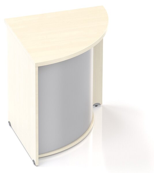 NABYTEK-DESIGNOVY.CZ - LKA90 12 - Recepční rohový pult KOMFORT, 70x70x76 cm, javor