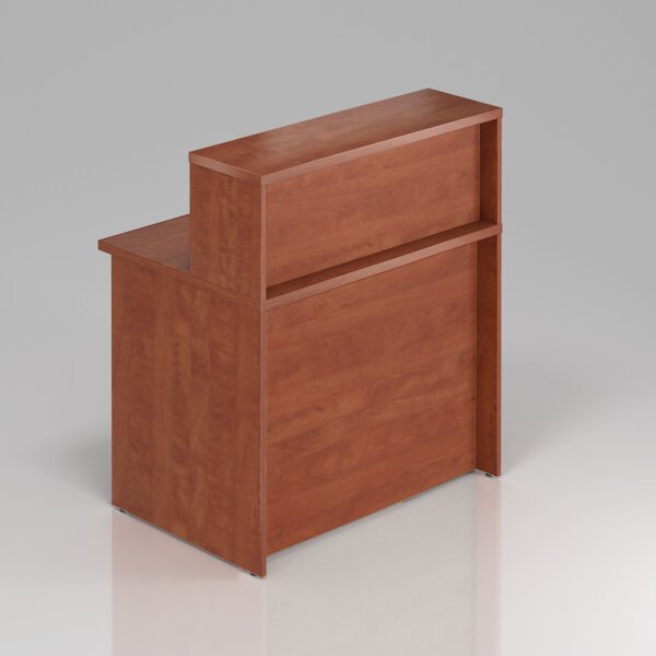 NABYTEK-DESIGNOVY.CZ - Recepční pult KOMFORT s nástavbou, 80×70×111 cm, calvados – NLKA08 03