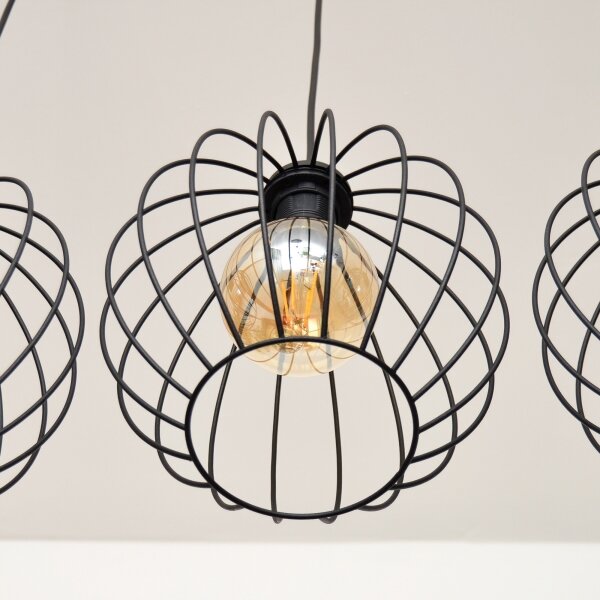 LED Lustr na lanku MERCURE 3xE27/15W/230V