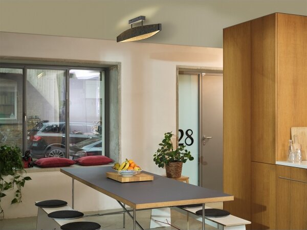 Osram - LED Přisazený lustr DECOR FLAT LED/23W/230V šedá