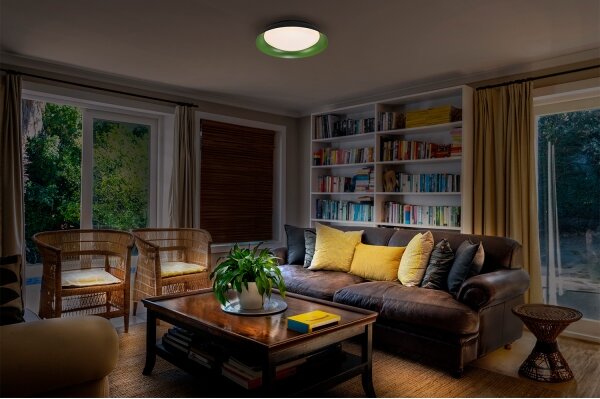Osram - LED Stm stropní svítidlo ORBIS PLATE LED/45W/230V pr.48cm zelená/černá