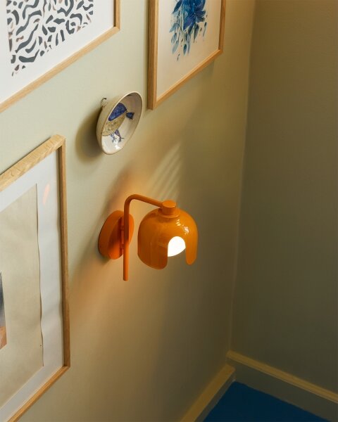 Osram - Nástěnná lampa DECOR COROLLE 1xG9/20W/230V oranžová