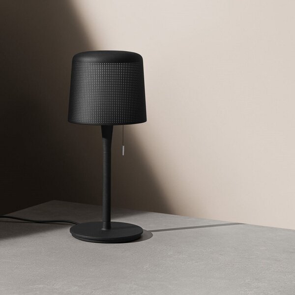 Stolní lampa Vipp, Černá, Obývací pokoj, Kov