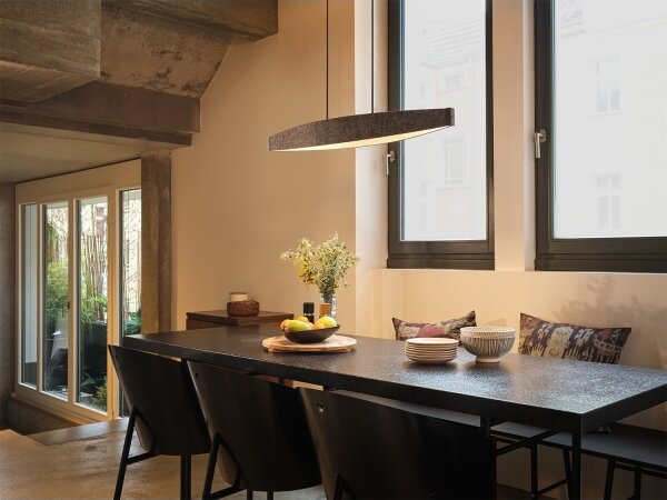 Osram - LED Lustr na lanku DECOR FLAT LED/23W/230V šedá