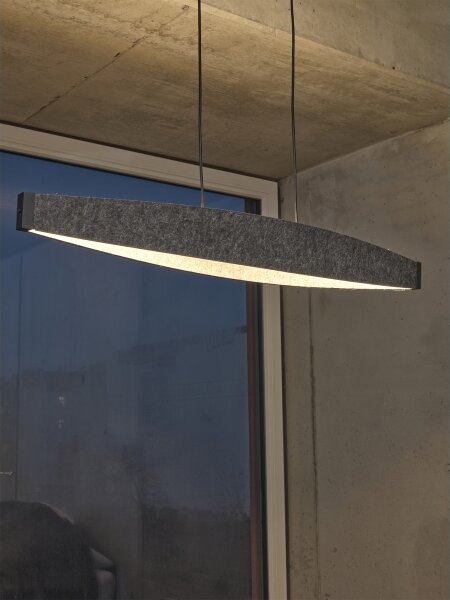 Osram - LED Lustr na lanku DECOR FLAT LED/23W/230V šedá