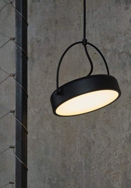 Osram - LED Lustr na lanku DECOR PUCK LED/12W/230V CRI 90 černá