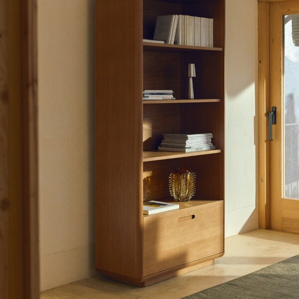 Kave Home Dubová knihovna Arelida 185 x 90 cm