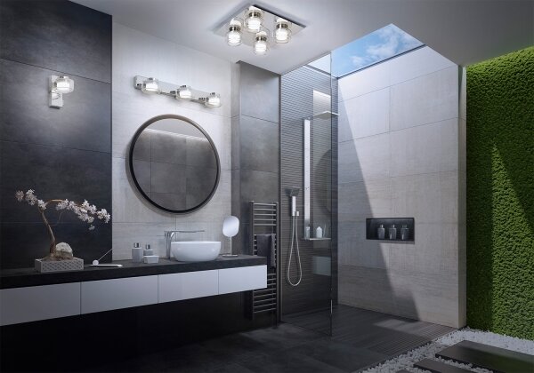 Osram - LED Koupelnové nástěnné svítidlo ORBIS FLAME 3xLED/5,5W/230V IP44 chrom