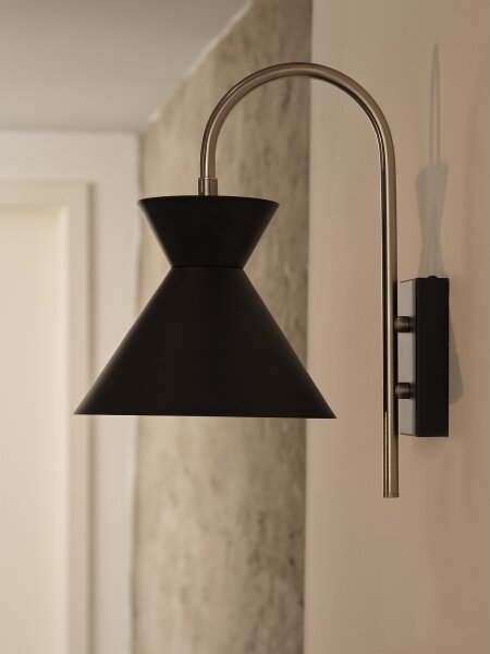 Osram - Nástěnná lampa DECOR WAIST 1xE27/40W/230V černá