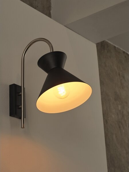 Osram - Nástěnná lampa DECOR WAIST 1xE27/40W/230V černá