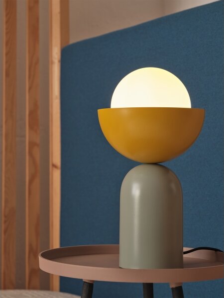 Osram - Stolní lampa DECOR BOWL 1xE14/25W/230V zelená/žlutá