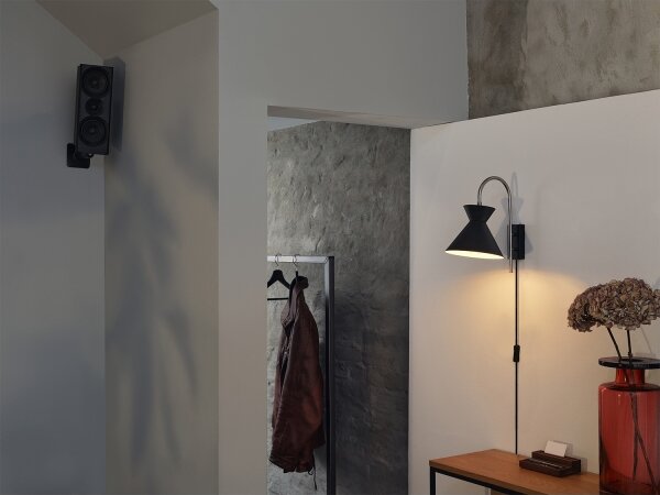 Osram - Nástěnná lampa DECOR WAIST 1xE27/40W/230V černá