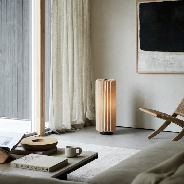Stojací Lampa Watt & Veke, Alba, Hnědá / Rezavá, Ložnice, Tkanina / Textil, Design