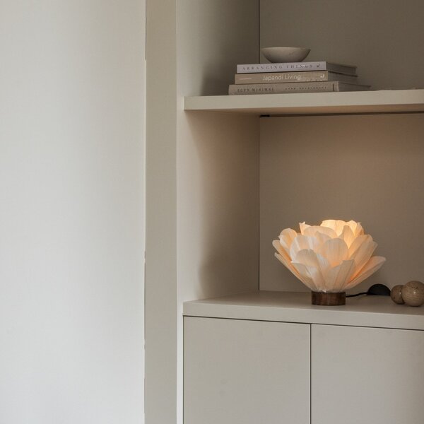 Stolní lampa Watt & Veke, Lisa, Bílá, Ložnice, Papír / Karton, Design