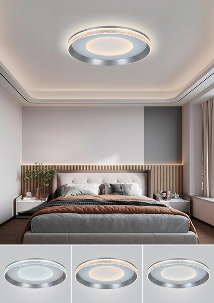 STROPNÍ LED SVÍTIDLO, 50/9 cm Novel - Stropní svítidla