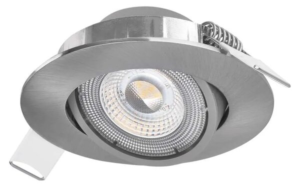 Emos lighting LED bodové svítidlo SIMMI stříbrné, kruh 5W teplá bílá 1540125510
