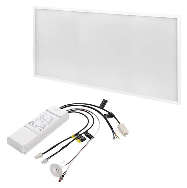 Emos lighting LED panel 30×60, obdélníkový vestavný bílý, 18W neutrální bílá, Emergency 1541181201