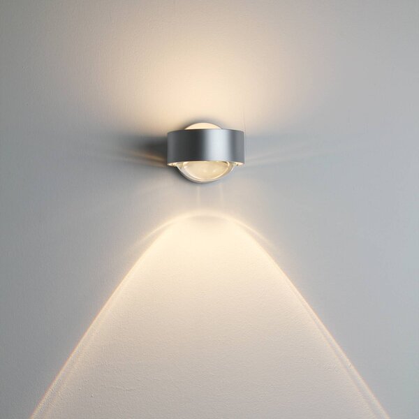 Top Light Nástěnné svítidlo Puk Wall, G9, matný chrom, stmívatelný, Chrom / stříbro, Obývací pokoj / jídelna, kov, Moderní