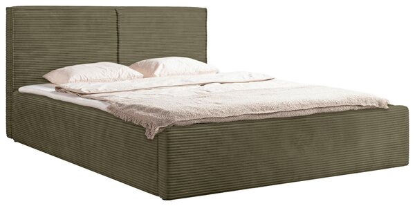 ČALOUNĚNÁ POSTEL, 140/200 cm, světle zelená P & B - Postele s úložným prostorem, Online Only