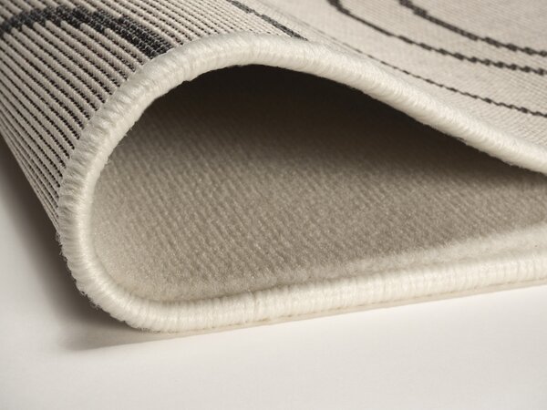 Alfa Carpets, TRHÁK: Kusový koberec Circles cream, 190x280, béžová, chodba / předsíň