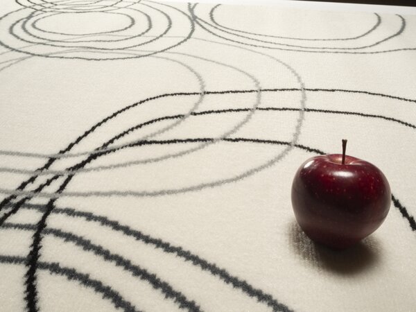Alfa Carpets, TRHÁK: Kusový koberec Circles cream, 190x280, béžová, chodba / předsíň