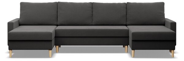 Velká rozkládací sedací souprava ETNA III - model 2 Šedá