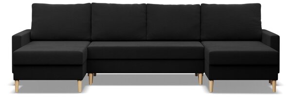 Velká rozkládací sedací souprava ETNA III - model 2 Černá
