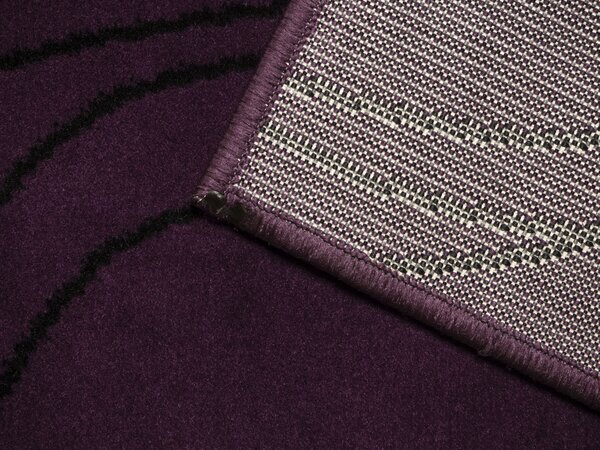 Alfa Carpets, Kusový koberec Circles lila, 120x170, fialová, chodba / předsíň