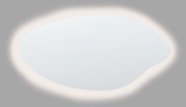 LED koupelnové zrcadlo SOLOGNY 120 cm 60 cm Stříbrná