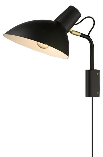 Nástěnná Svítidla Halo Design, Černá, Obývací pokoj, Kov